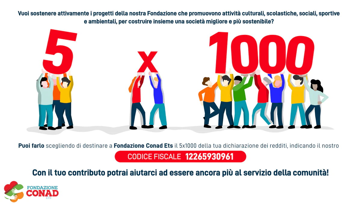 5x1000 fondazione conad